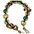 Charm de cadena Donut Loewe Dorado Verde Amarillo - vista 3
