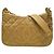 Borsa a spalla in pelle di vitello grana beige Chanel