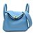 Hermès Borsa tote Hermes Mini Lindy Swift Blu Azteco Blu chiaro