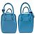 Hermès Borsa tote Hermes Mini Lindy Swift Blu Azteco Blu chiaro - vista 3