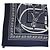 Sciarpa/Stola Hermès Carre Géant 140 Grand Manège Bianco Blu navy - vista 4