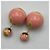 Orecchini Tribal Ball Stud di Christian Dior Rosa D'oro - vista 7