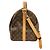 Louis Vuitton Monogram Keepall Bandoulière 55 Marrone - vista 3