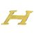 Hermès NEUE HERMES H SPEED 32MM BROSSE GOLD METALL GÜRTELSCHNALLE Golden