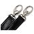 Lady Dior Cannage Handtasche aus Lackleder Schwarz - Ansicht 7
