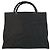 Borsa a mano in nylon Gucci Bamboo Nero