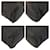 Bolso tote de nylon con logo triangular Prada Negro  - vista 4