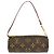 Pochette Papillon Mini in Tela Monogram Louis Vuitton Marrone
