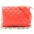 Louis Vuitton Monogram Prägung Leder Coussin PM Tasche Rot