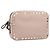 Valentino Garavani Borsa a tracolla Valentino Rockstud Marrone Beige - vista 2
