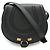 Chloé Borsa a sella piccola in pelle nera Chloe Marcie Nero