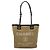CHANEL Deauville PM Tote Tasche Schwarz Beige - Ansicht 2