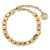 Bracciale Louis Vuitton Cube in metallo dorato D'oro