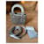 Dior Lady Dior Mini Borsa Argento con Strass - vista 2