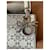 Dior Lady Dior Mini Borsa Argento con Strass - vista 7