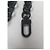 Cinghia Louis Vuitton Nera Metallo Nero - vista 5