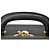 Borsa Vanity in Pelle Caviar Chanel Coco Mark Nero - vista 6