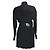 Tom Ford Kleid Schwarz mit Lederdetails 38IT - Ansicht 2