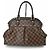 Borsa a Spalla Louis Vuitton Trevi PM Ebano Damier Marrone - vista 3