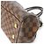 Borsa a Spalla Louis Vuitton Trevi PM Ebano Damier Marrone - vista 8