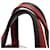 Borsa a mano Prada Triangle Mini Boston Nero Rosso - vista 8
