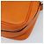 Céline Borsa a Spalla in Pelle Arancione Oro Auth SW2232A D'oro - vista 12