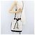 Borsa a Spalla MCM Vicetos Logogram in Pelle PVC Bianco e Oro Auth 173499 D'oro - vista 22