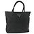 PRADA Borsa a mano in nylon nero argento Auth bs34325
