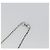 Collana Christian Dior metallo Argento Auth bs34222A - vista 11