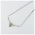 Collana Christian Dior metallo Argento Auth bs34222A - vista 4