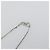 Collana Christian Dior metallo Argento Auth bs34222A - vista 6