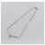 Collana Christian Dior metallo Argento Auth bs34222A - vista 7