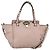 Borsa a mano in pelle Valentino Rock Studs 2 in 1 Rosa Oro Auth BA11911A D'oro