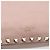 Borsa a mano in pelle Valentino Rock Studs 2 in 1 Rosa Oro Auth BA11911A D'oro - vista 18