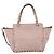 Borsa a mano in pelle Valentino Rock Studs 2 in 1 Rosa Oro Auth BA11911A D'oro - vista 2
