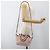 Borsa a mano in pelle Valentino Rock Studs 2 in 1 Rosa Oro Auth BA11911A D'oro - vista 24