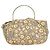 CHANEL Borsa a Mano Camelia Tela Beige Oro CC Auth BAZ669V D'oro - vista 2