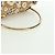 CHANEL Borsa a Mano Camelia Tela Beige Oro CC Auth BAZ669V D'oro - vista 7