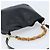 Borsa a Spalla in Pelle Gucci Bamboo 2way Nera Oro 001 1781 1577 Auth 174579 Nero D'oro - vista 6