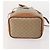 Céline Borsa Clutch in Tela Macadam CELINE in Pelle PVC 3 Pezzi Marrone Beige Auth fm5236 - vista 7