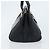Chloé Sac à main Chloe Punching Alice en cuir noir et or Auth am11108 - vue 4