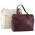 Borsa a Spalla BALLY Cartier in Pelle 2 Set Bordeaux Bianco Auth bs34145 Bordò