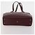 Borsa a Spalla BALLY Cartier in Pelle 2 Set Bordeaux Bianco Auth bs34145 Bordò - vista 15