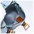 PRADA Backpack Nylon Light Blue Silver Auth 172516 Silvery - view 29