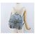 PRADA Backpack Nylon Light Blue Silver Auth 172516 Silvery - view 33