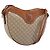 Céline Borsa a Spalla in Tela Macadam CELINE PVC Beige Oro Auth BAZ201A D'oro
