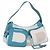 BALLY Borsa a Spalla in Tela Blu Baby Argento Auth am11137A Blu chiaro