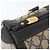 Gucci Borsa Boston GG Supreme in PVC Navy Gold Auth BAZ551 D'oro Blu navy - vista 14