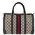Gucci Borsa Boston GG Supreme in PVC Navy Gold Auth BAZ551 D'oro Blu navy - vista 2