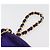 CHANEL Borsa a Mano Matelassé con Catena in Camoscio Viola Oro CC Auth YKZ821A D'oro Porpora - vista 8